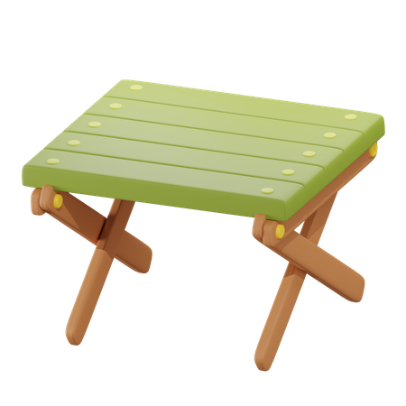 Table de camping  3D Icon