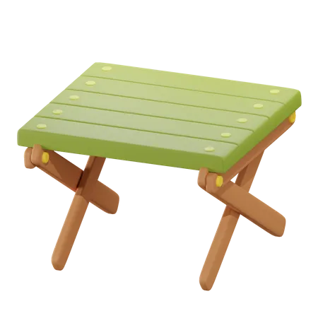 Table de camping  3D Icon