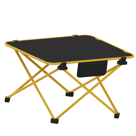 Table de plage  3D Illustration