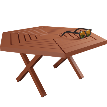 Table de plage  3D Icon