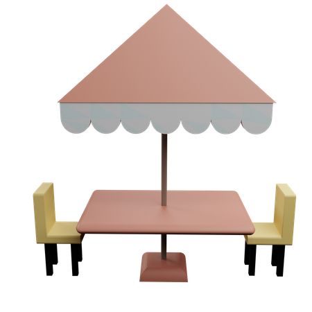 Table de restaurant  3D Icon