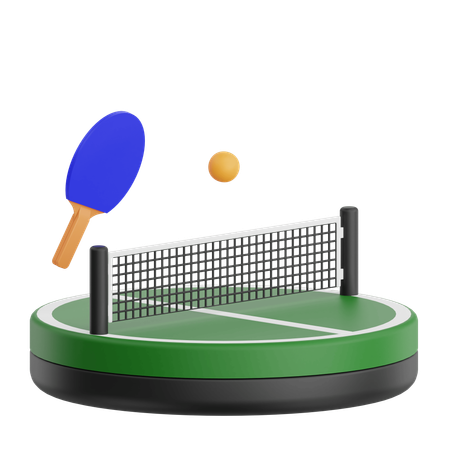 Tennis de table  3D Icon