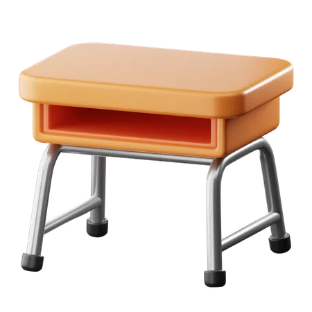 Table d'école  3D Icon