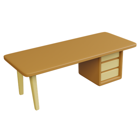Table Desk  3D Icon