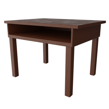 Table en bois  3D Icon