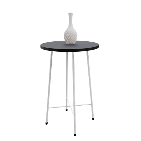 Table et vase  3D Icon