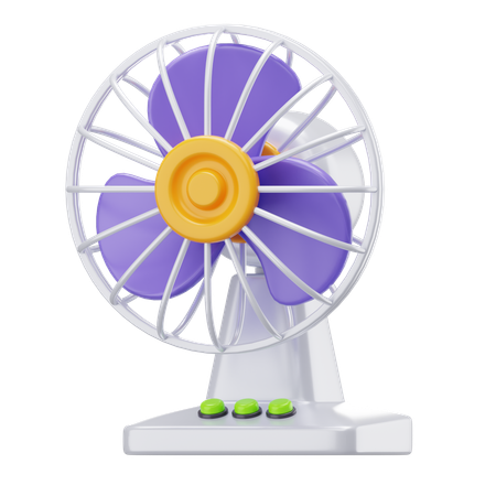 卓上扇風機  3D Icon