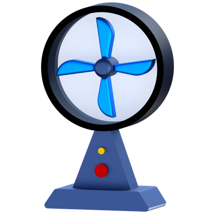 卓上扇風機  3D Icon