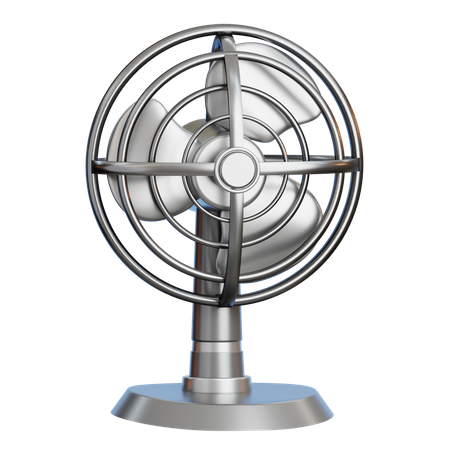 卓上扇風機  3D Icon