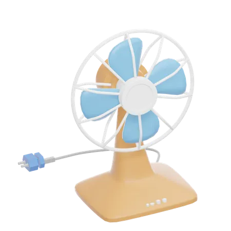 Table Fan  3D Icon
