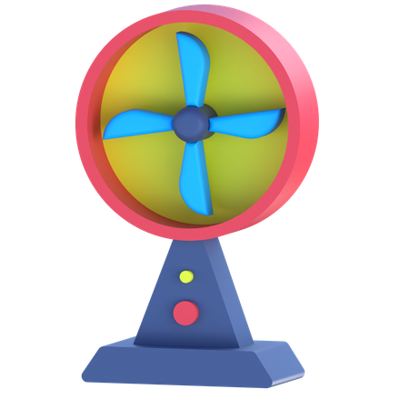 Table Fan  3D Icon