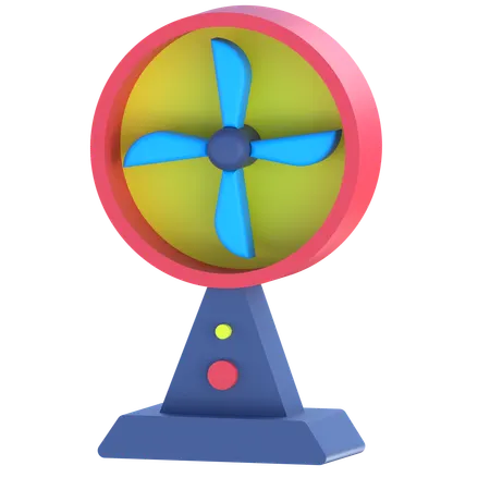 Table Fan  3D Icon