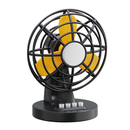 Table Fan  3D Icon