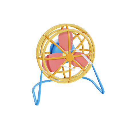 Table Fan  3D Icon
