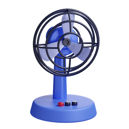 Table Fan  3D Illustration