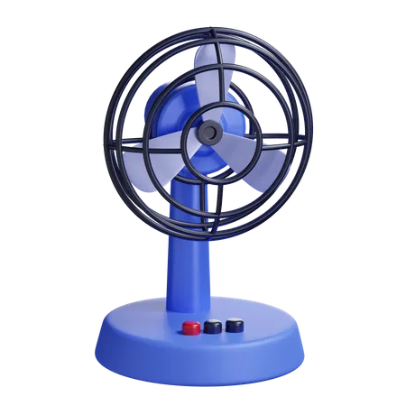 Table Fan  3D Illustration