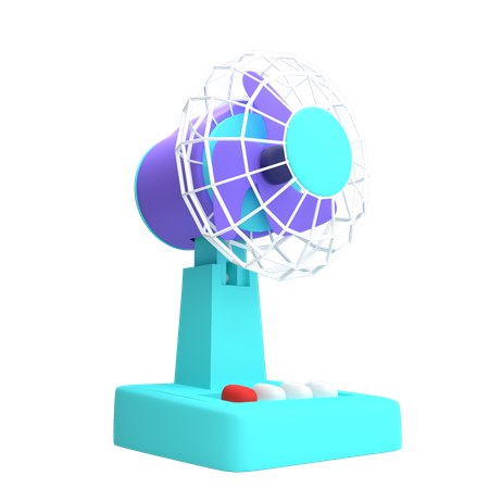 Table Fan  3D Icon
