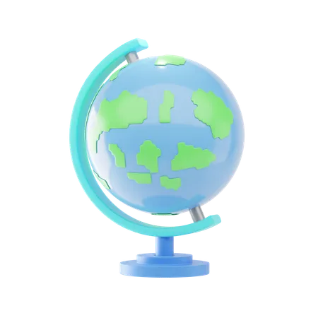 Globe 3 D Icon And Illustration 3D Icon