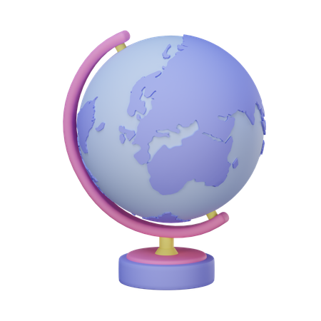 Table Globe  3D Icon
