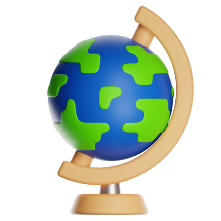 Table Globe  3D Icon