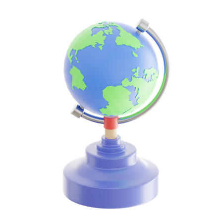 Table Globe  3D Icon