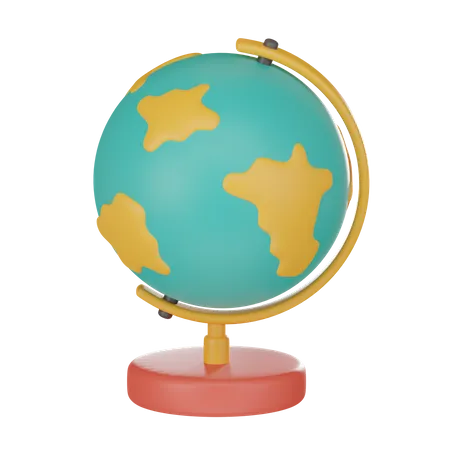 Table Globe  3D Icon