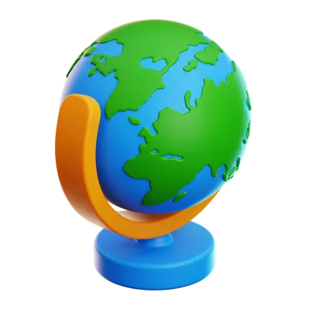 Table Globe  3D Icon