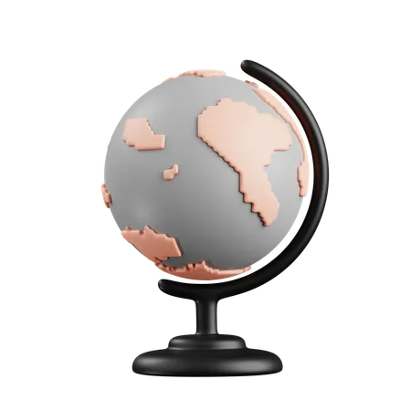 Table Globe  3D Icon