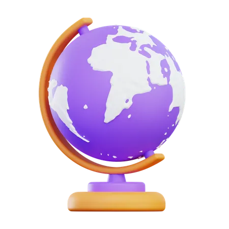 Table Globe  3D Icon