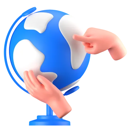 Table Globe  3D Icon