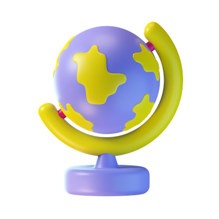 Table Globe  3D Icon