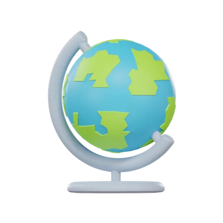 Table Globe  3D Icon