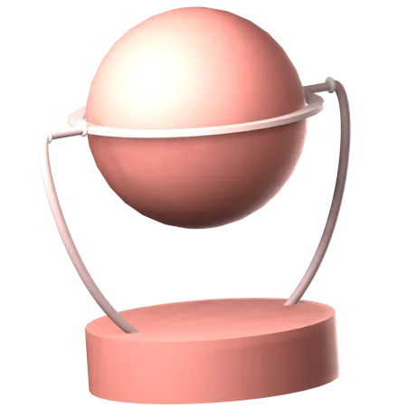 Table Globe  3D Icon