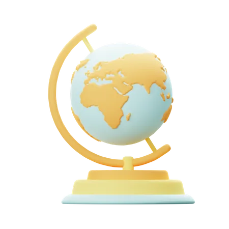 Table Globe  3D Icon