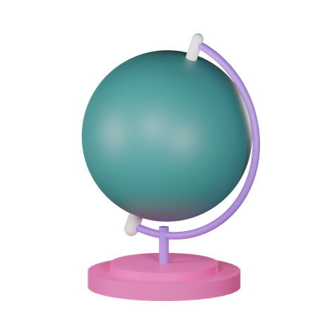 Table Globe  3D Icon