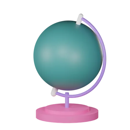 Table Globe  3D Icon