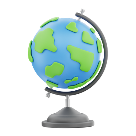 Table Globe  3D Icon