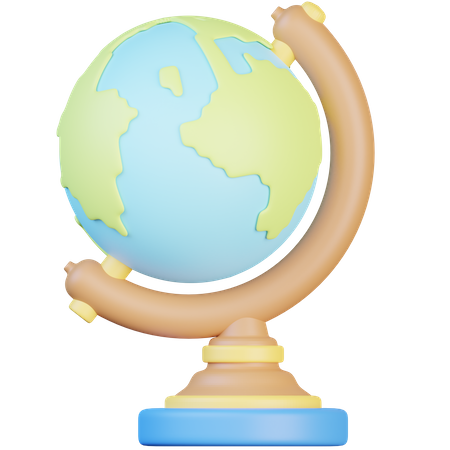 Table Globe  3D Icon