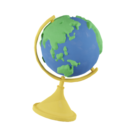 Table Globe  3D Icon