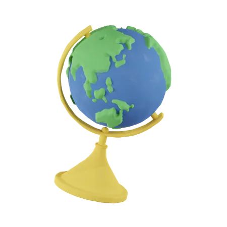 Table Globe  3D Icon