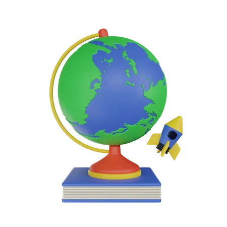 Table Globe  3D Icon