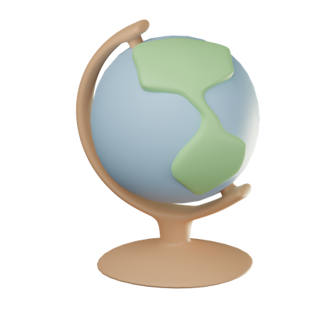 Table Globe  3D Icon