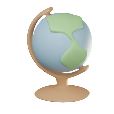 Table Globe  3D Icon