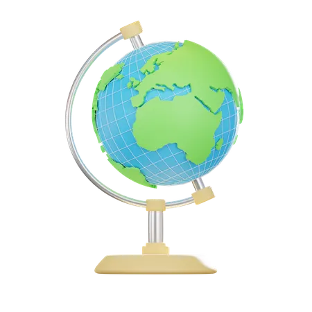 Table Globe  3D Icon