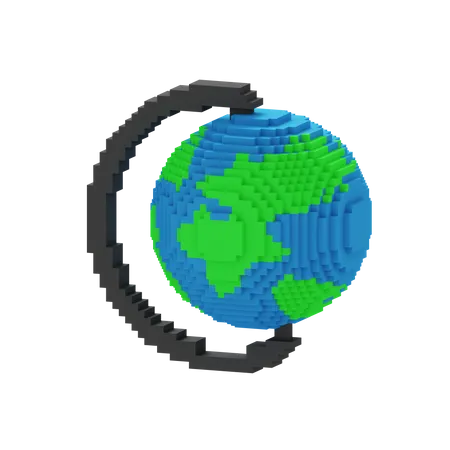 Table Globe  3D Icon