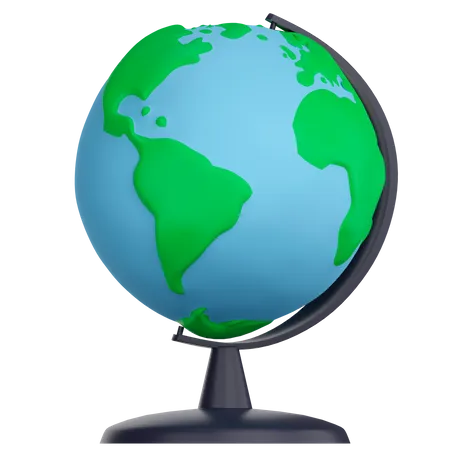 Table Globe  3D Icon