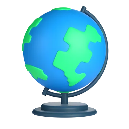 Table Globe  3D Icon