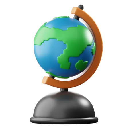 Table Globe  3D Icon