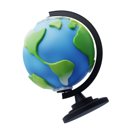 Table Globe  3D Icon