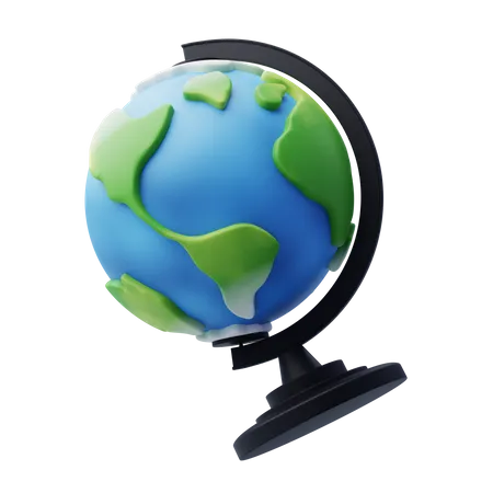 Table Globe  3D Icon